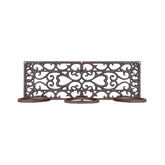 Hectarul - Suport pentru 3 ghivece ruginiu din otel turnat Classic Esschert Design